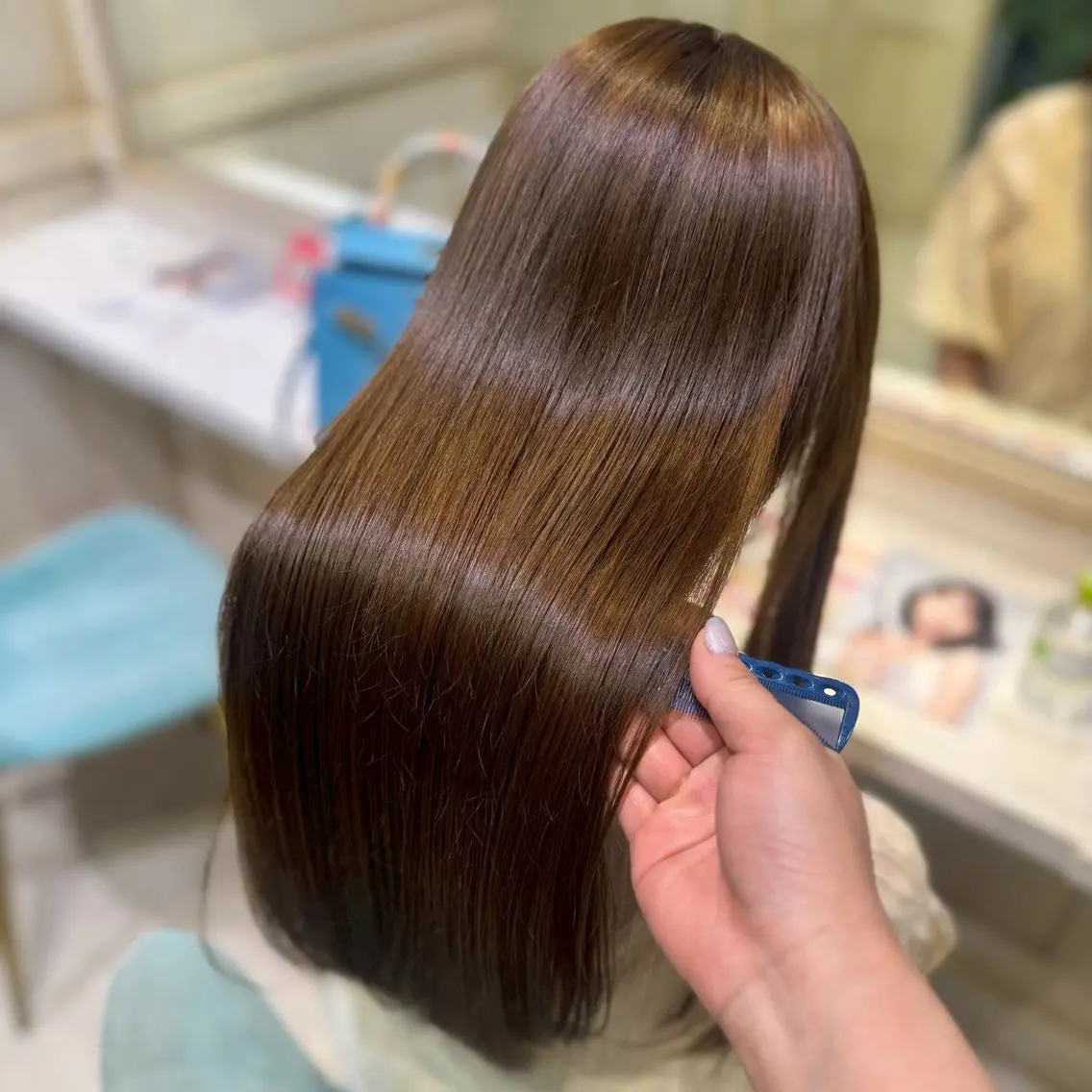 カラー ヘアカラー トリートメント 💙透明感艶カラー/ ゆうな💙のヘアスタイル