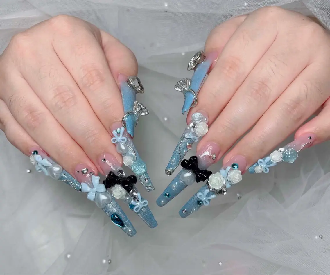 ネイル アートネイル 韓国ネイル 持ち込み ワンホンネイル ハンドネイル Lenie Nail Salonのネイルデザイン