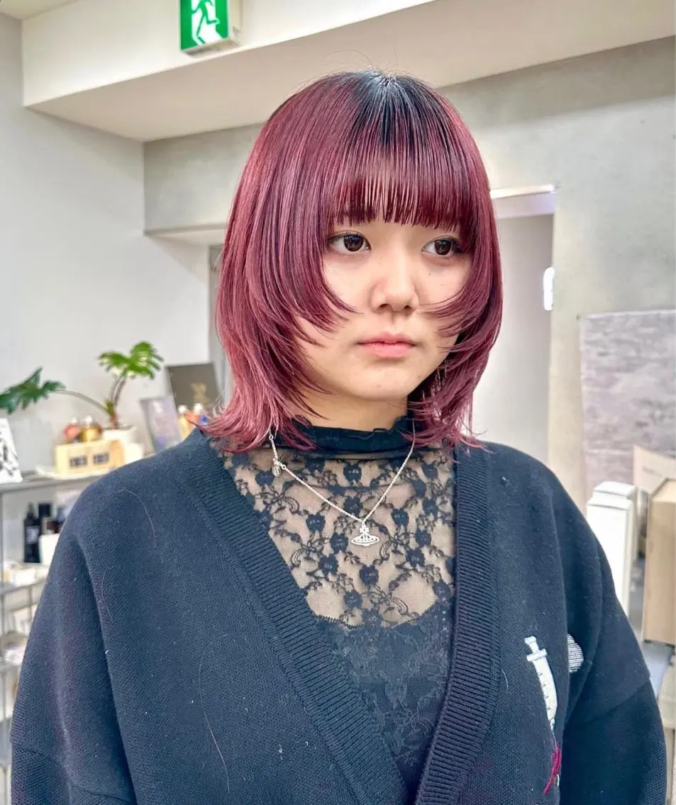 ミディアム ボブ/ ミディアムKOUGAのヘアスタイル