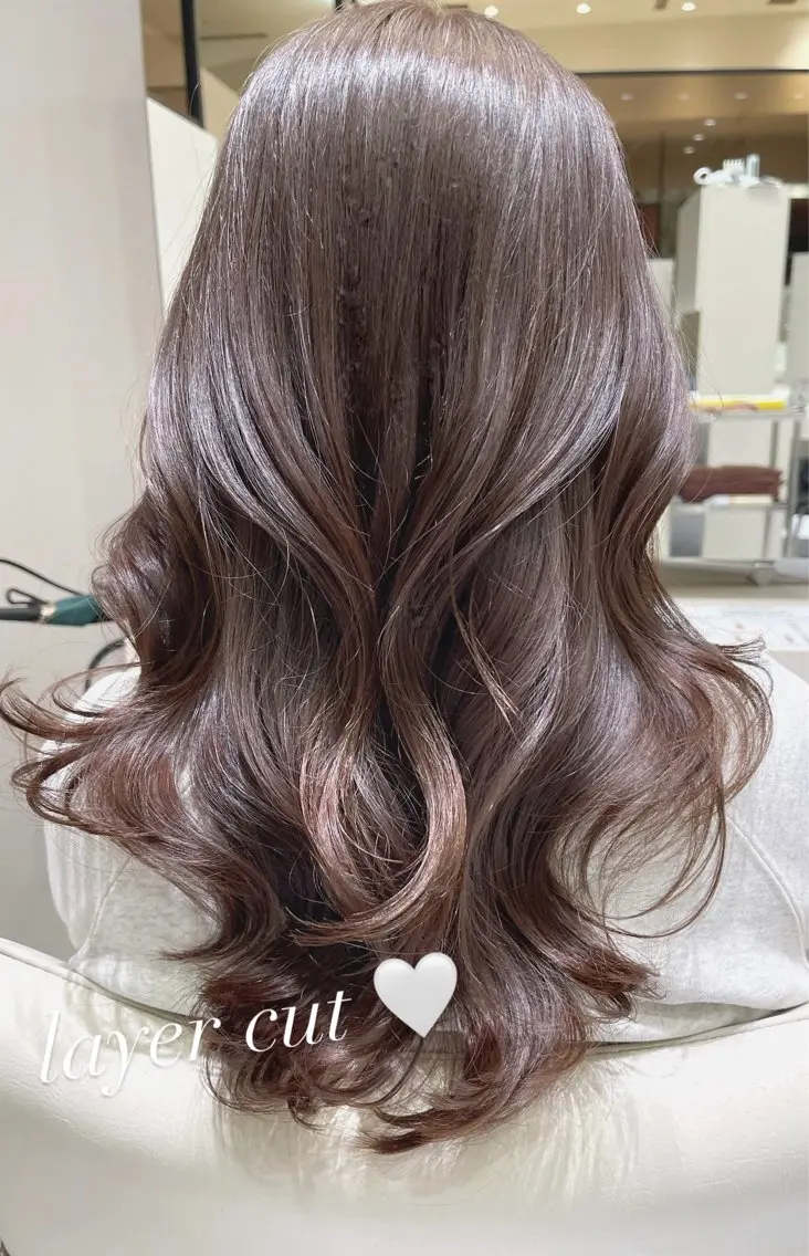 ロング カラー カット トリートメント k-two top stylist 林原のヘアスタイル