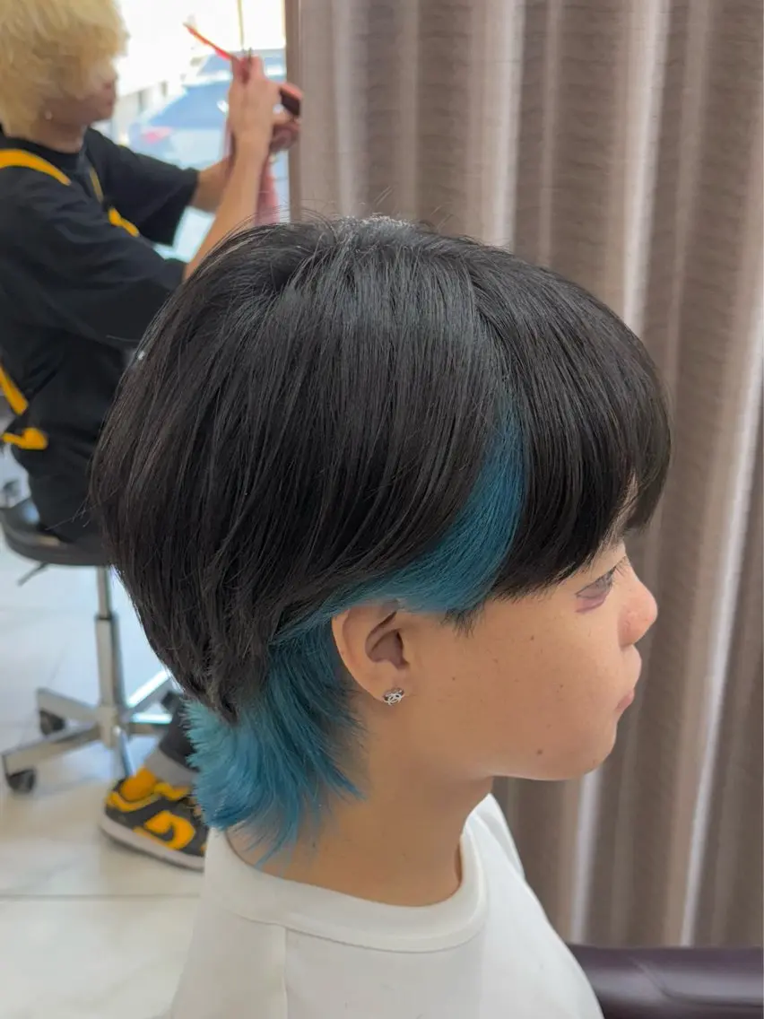 ショート メンズ カット ヘアセット GRANDEUR ryuのヘアスタイル