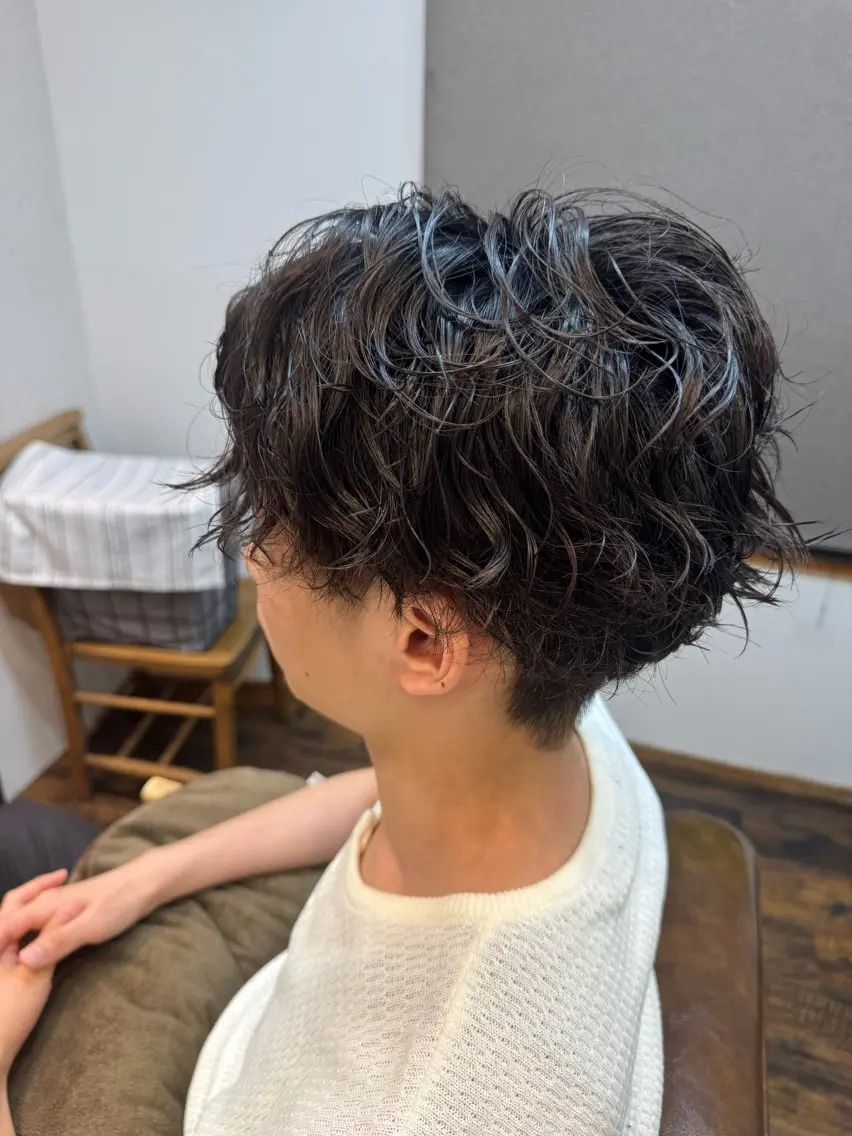パーマ メンズ メンズパーマ スパイラルパーマ カット パーマ 古井 成のヘアスタイル