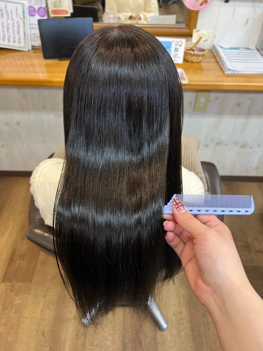 ロング 縮毛矯正 艶カラー💎/カット モデル募集中/ほのかのヘアスタイル