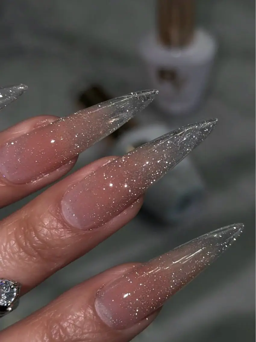 ネイル アートネイル 長さ出し フラッシュネイル ジェルネイル キラキラネイル kana nailのネイルデザイン