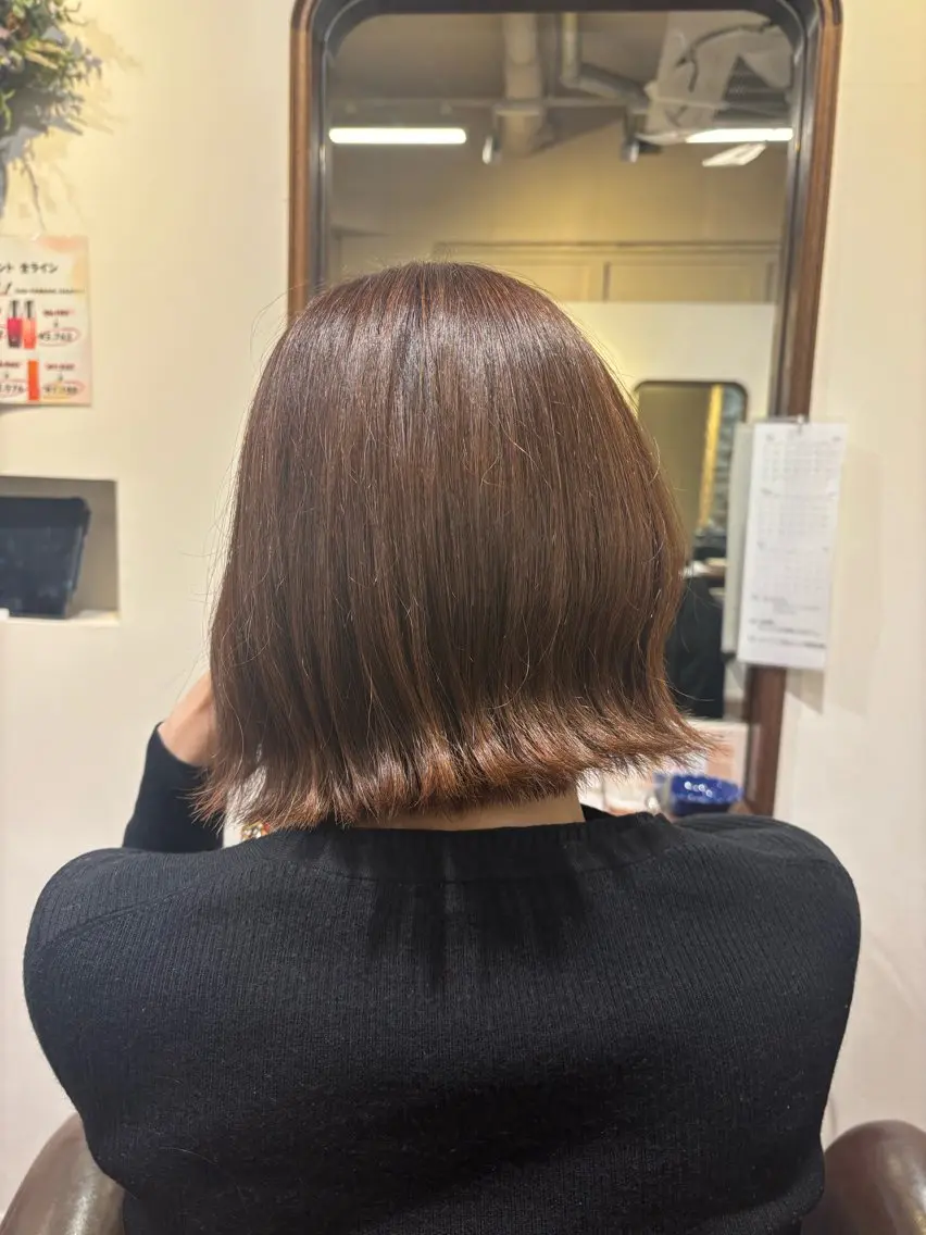 ミディアム カラー ヘアカラー 阿佐ヶ谷 宇田川 かなのヘアスタイル