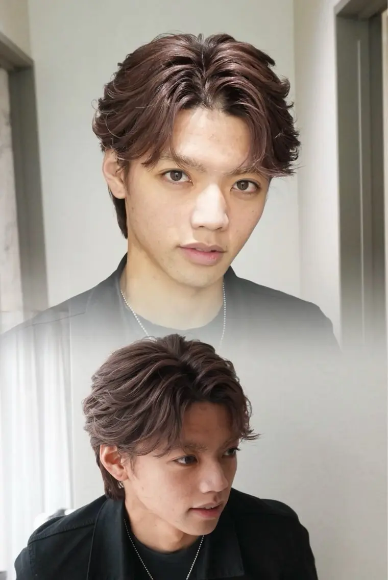 カラー ヘアカラー オオタ ユウトのヘアスタイル