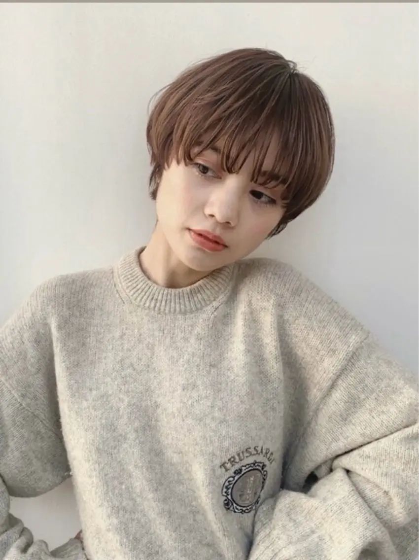 ショート やました もえかのヘアスタイル