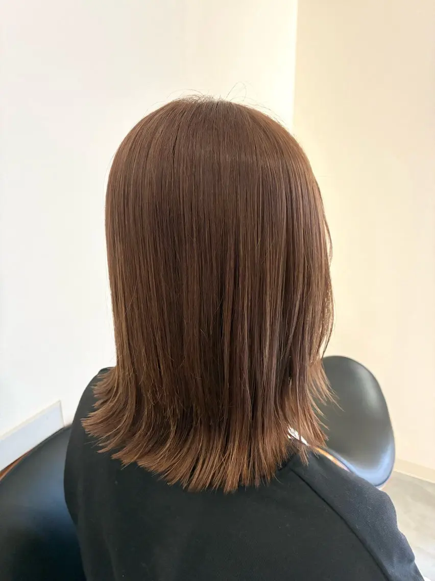 ミディアム 横山 麻衣子のヘアスタイル