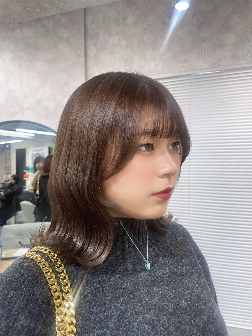 【💫定期的なメンテナンスに💫】似合わせ前髪カット(顔周りも含めます)最終受付時間：21時の写真