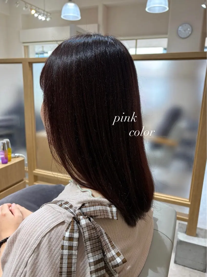セミロング ヘアカラー カラーモデル募集中 .꒰ঌ虹奈໒꒱のヘアスタイル
