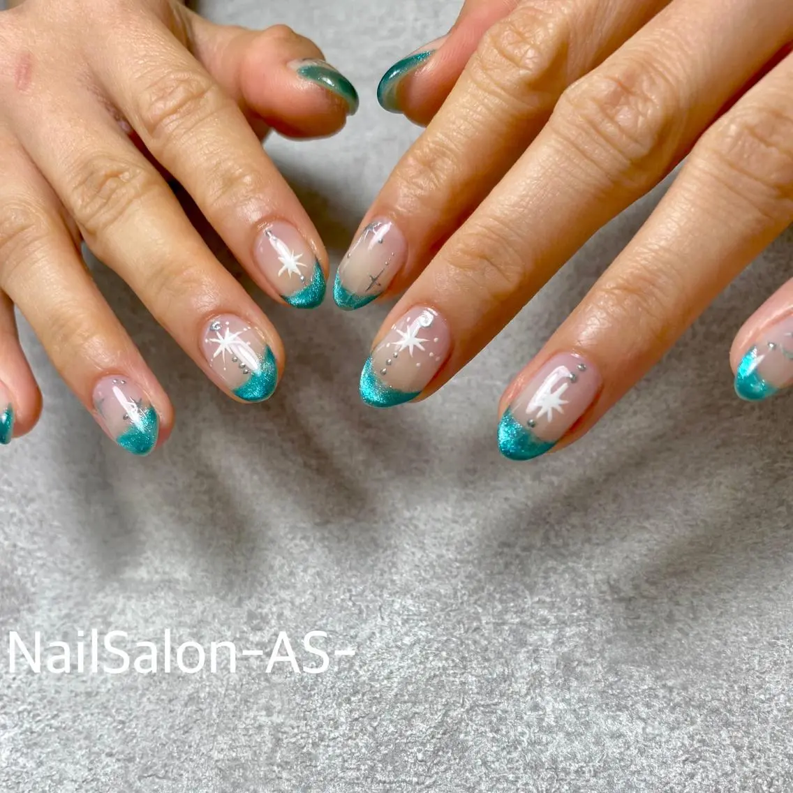 ネイル マグネットネイル Nail Salon louéのネイルデザイン