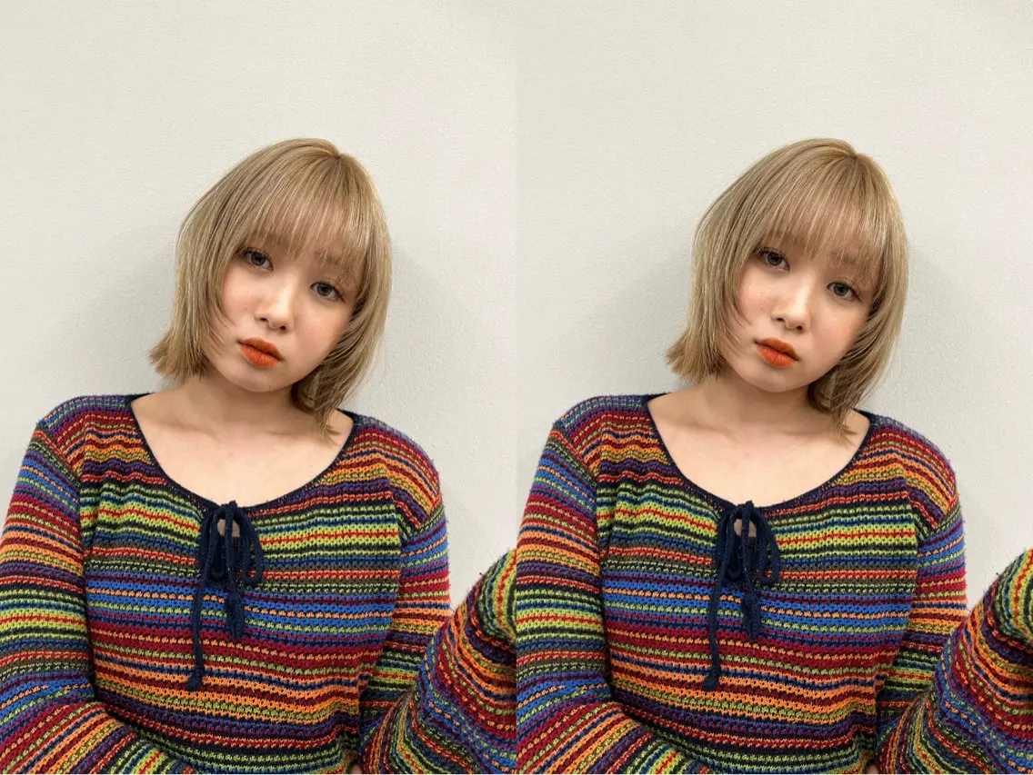 ショート カラー 池袋/似合わせ/縮毛 髪質改善【ugen】のヘアスタイル