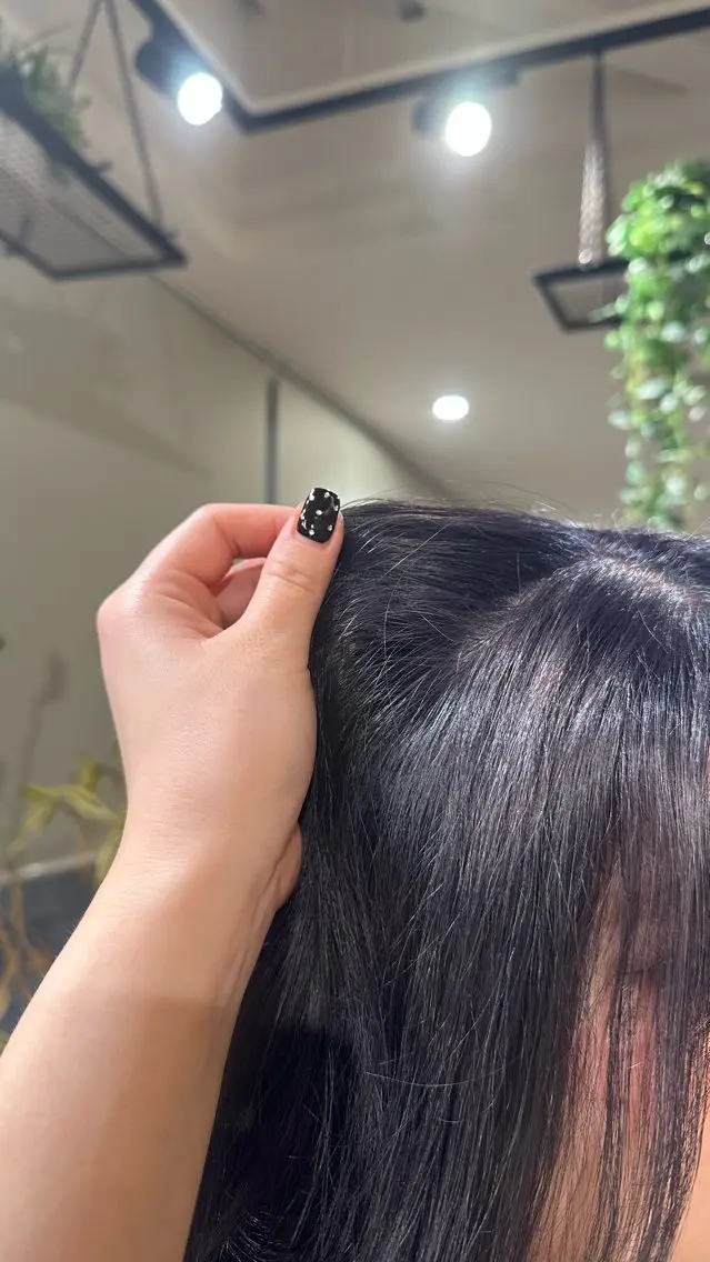 ロング ヘアカラー 似合わせツヤカラー 【yate'】ユウナのヘアスタイル