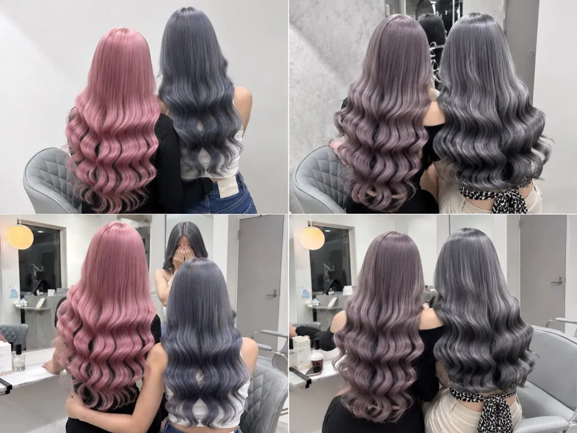 ロング カラー ヘアカラー トリートメント ギャル/ハイトーン エクステ特化/ルイヤのヘアスタイル