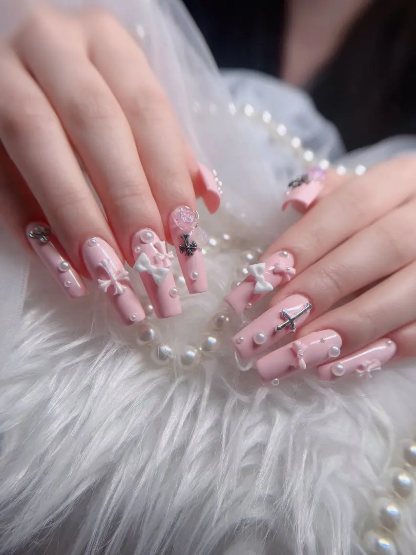 ネイル フレンチネイル ジェルネイル ハロウィン 韓国ネイル マグネットネイル ハンドネイル Hbaby nailのネイルデザイン