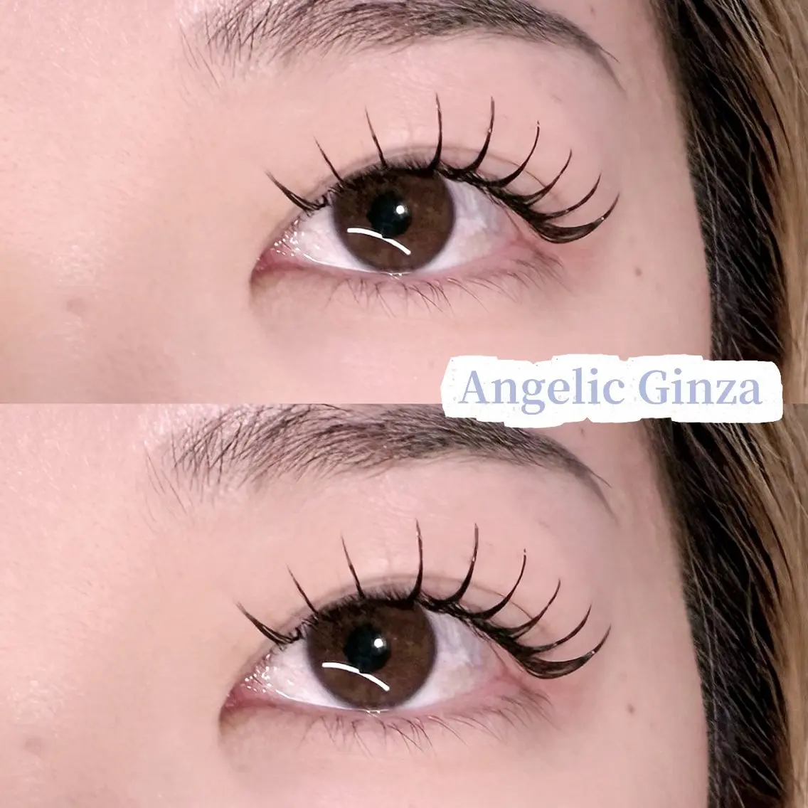マツエク・マツパ Dカール Angelie nene♥🧸のマツエク・マツパデザイン