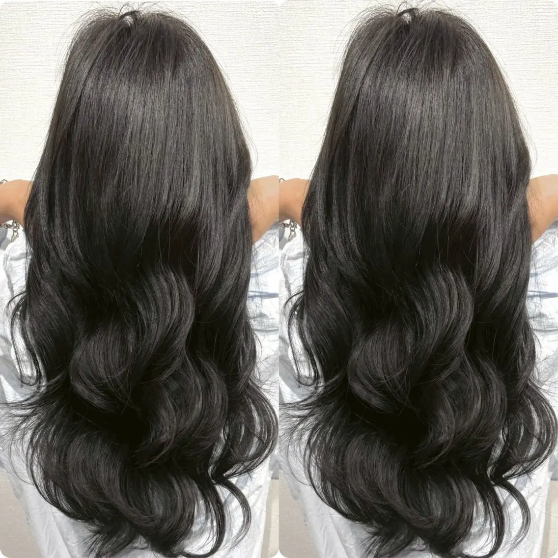 ロング カラー 切っぱなし💇‍♀️ イヤリング🎨龍之介のヘアスタイル
