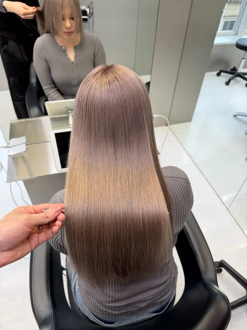 ロング トリートメント ヘアカラー トリートメント Kotomi 🇺🇸💋のヘアスタイル