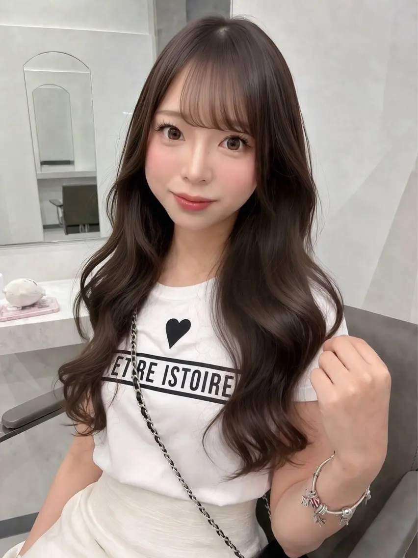 ロング カラー チサキ/モデル募集/ 京都烏丸・四条大宮のヘアスタイル