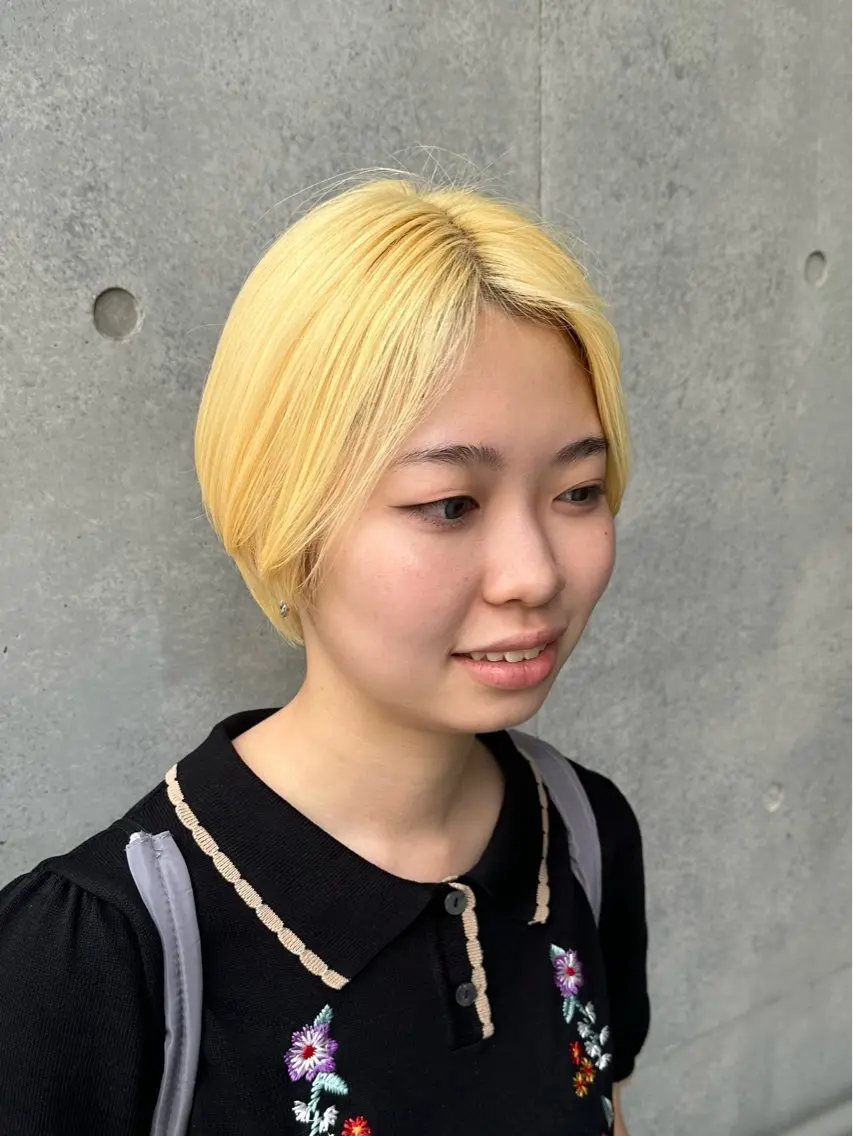 ショート カラー 韓国レイヤー kira🌛のヘアスタイル