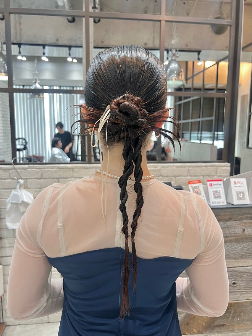 ロング ヘアアレンジ ヘアセット 🌿ニュアンス/髪質 改善🌿Fukudaのヘアスタイル