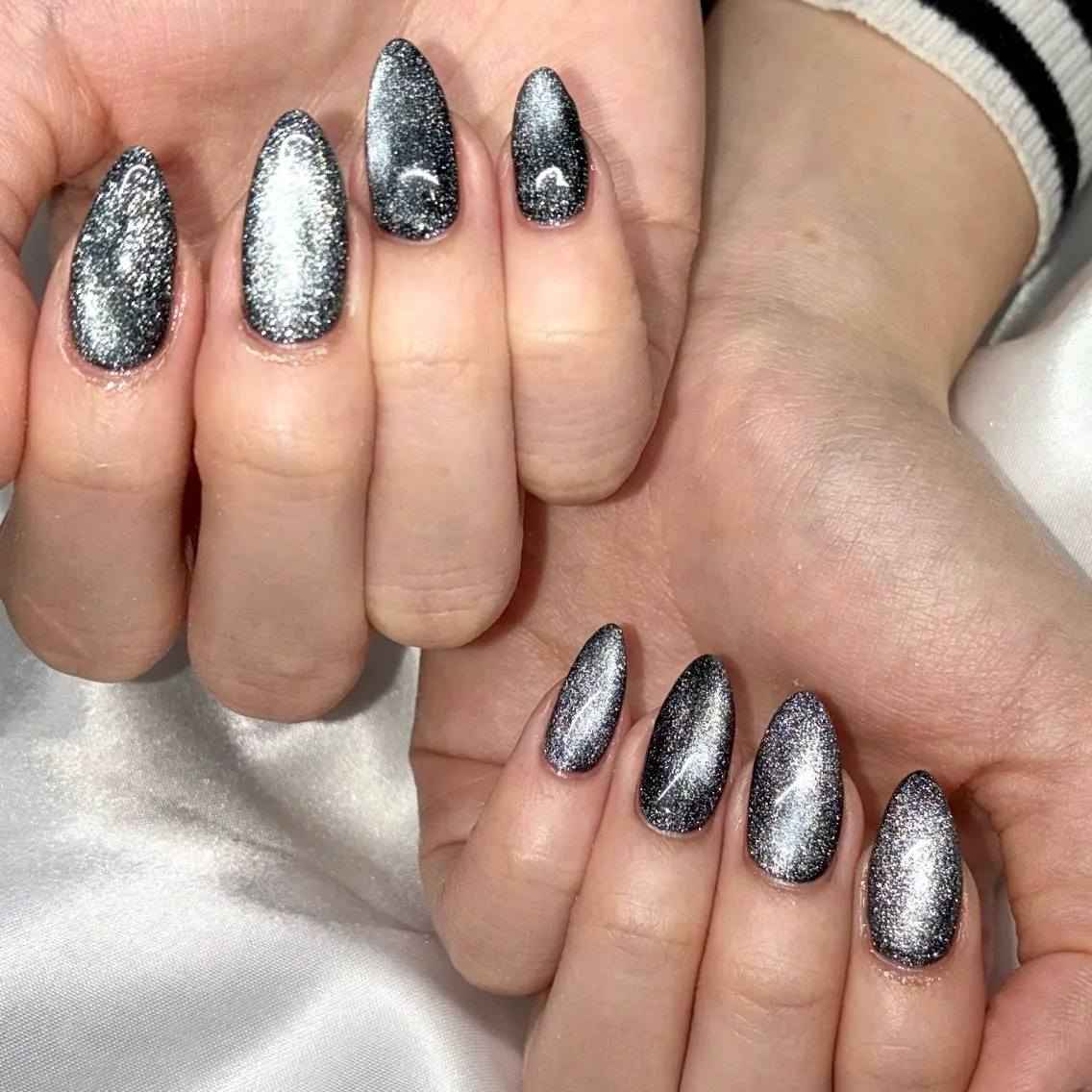 ネイル ジェルネイル マグネットネイル ハンドネイル Nail ヌシん家 AKANEのネイルデザイン