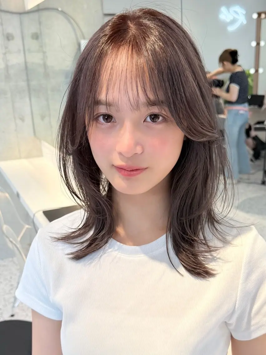 ミディアム カラー 木元 瑛✂︎ボブのヘアスタイル