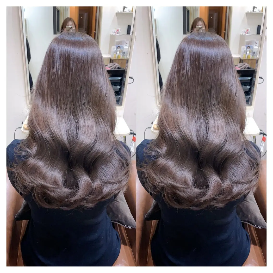 ロング カラー カット ヘアカラー トリートメント 村山 茉衣のヘアスタイル