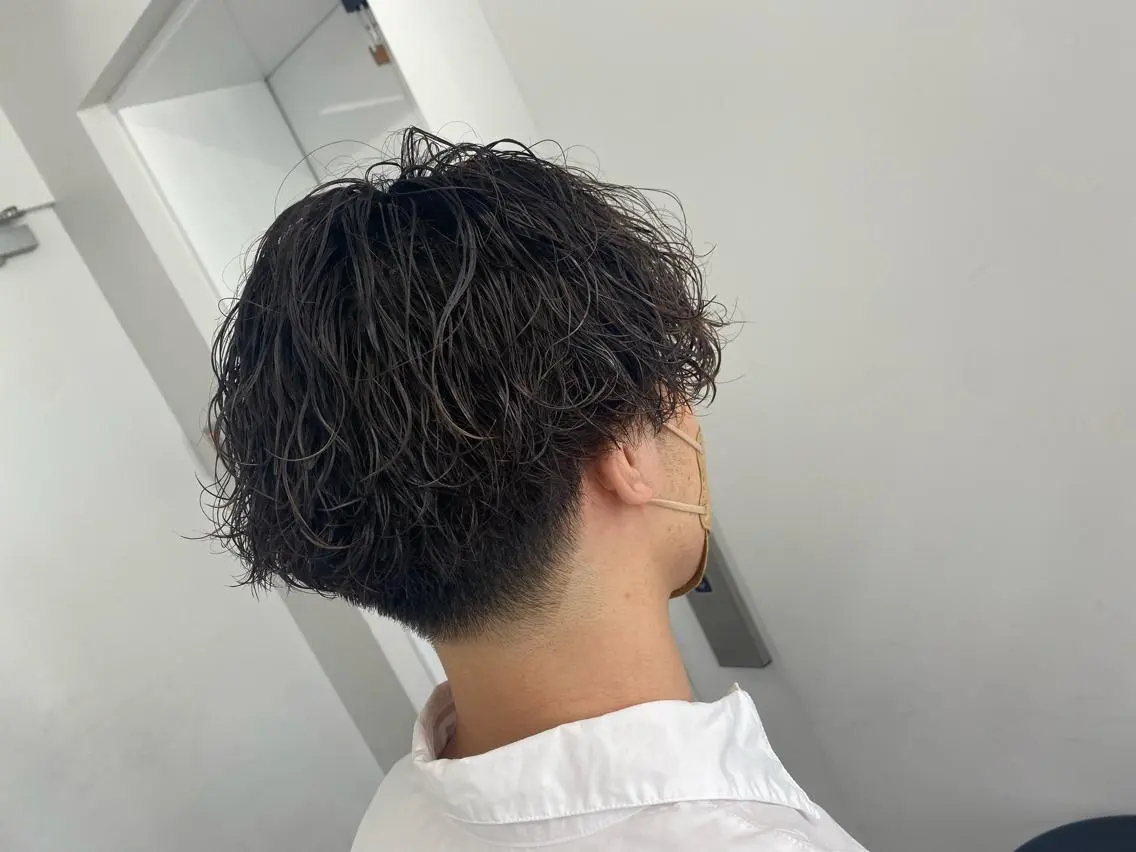 ショート パーマ メンズ カット パーマ ヘッドスパ SHOKO スタイリストのヘアスタイル