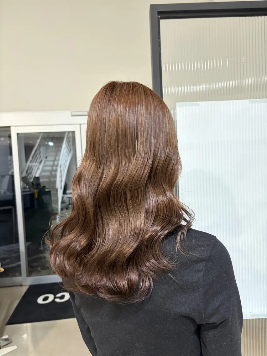 ロング カット ヘアカラー カット／ブリーチ🐏 モデル募集中 ナナホのヘアスタイル