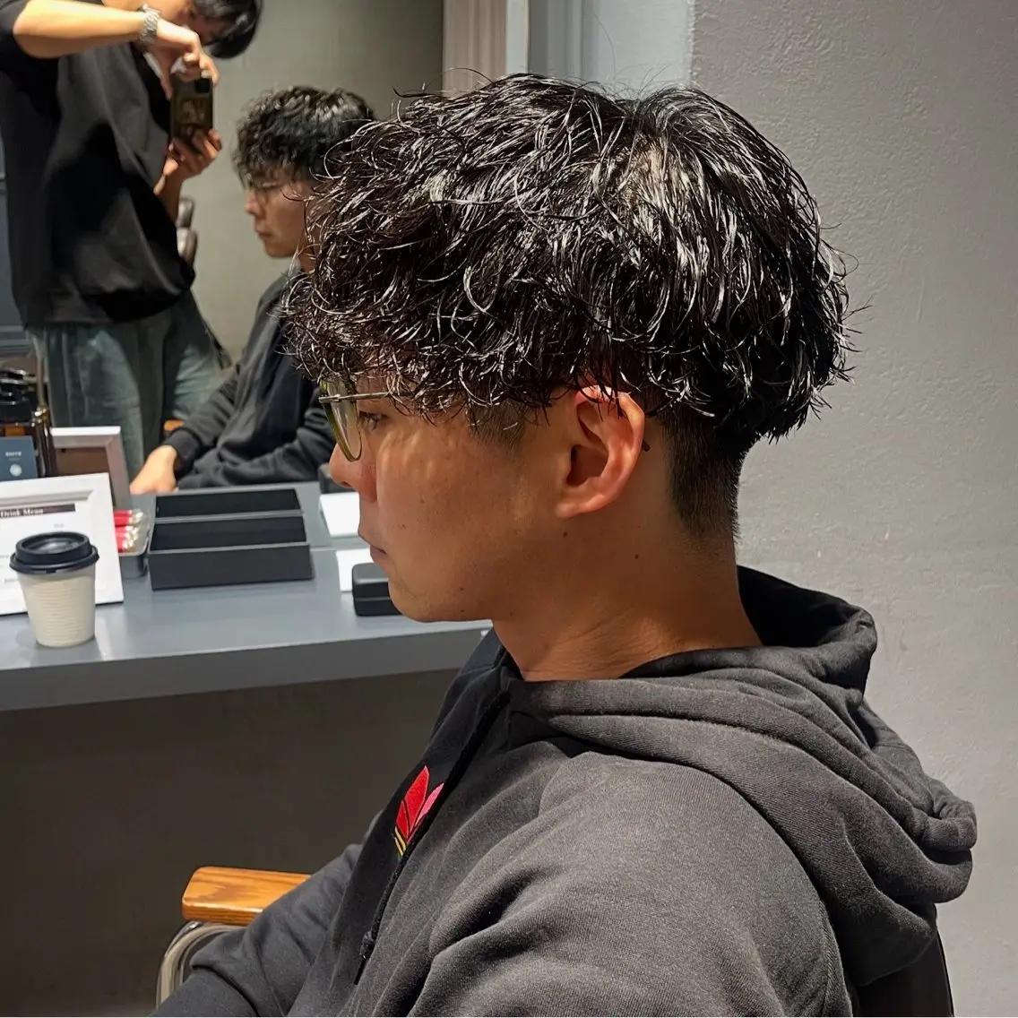 パーマ メンズ カット パーマ 大人男子の メンズパーマのヘアスタイル