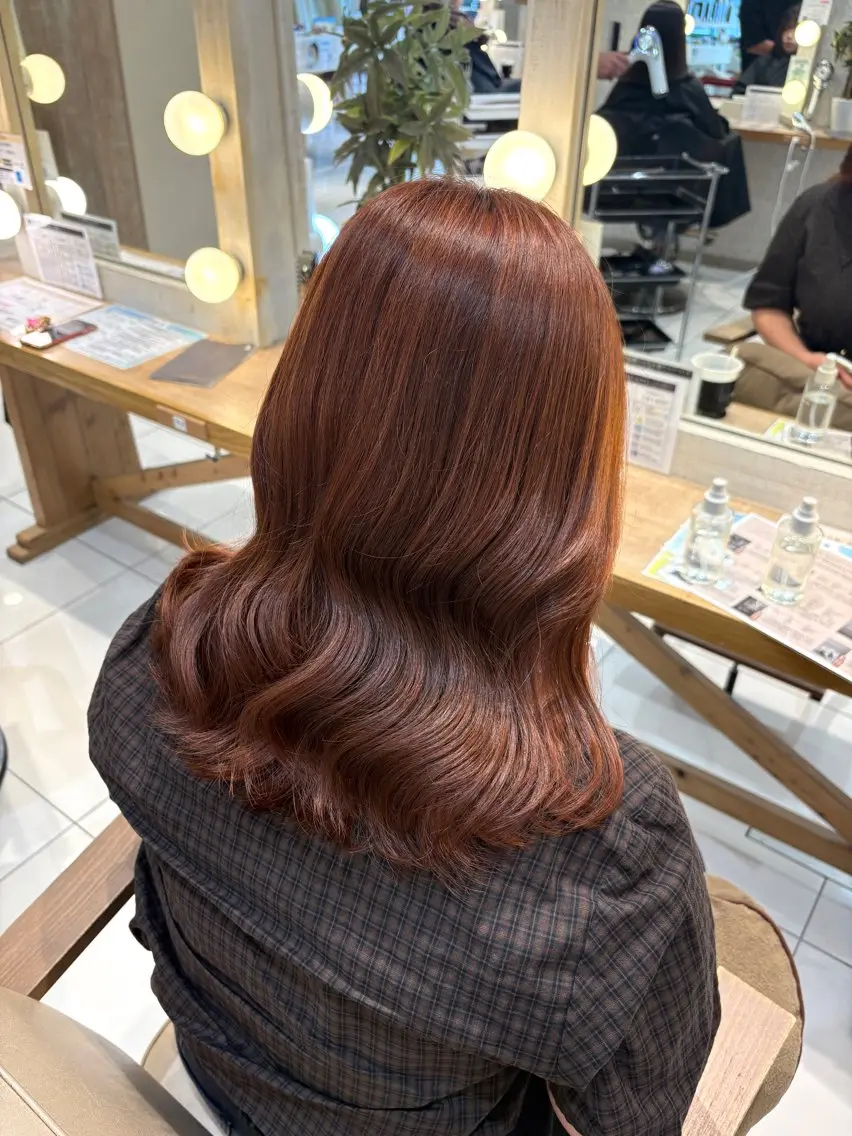 ミディアム ヘアカラー トリートメント 🍒Natsuka /ガーリー/アレンジのヘアスタイル