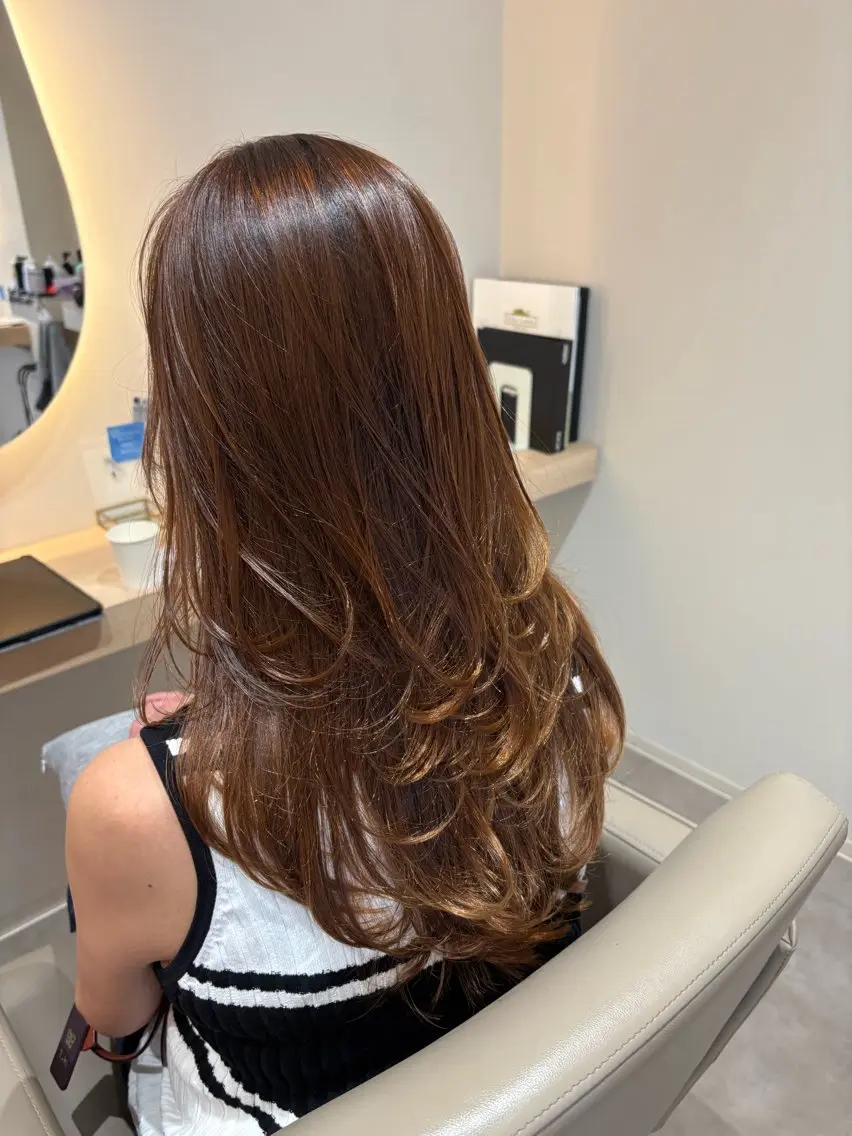 カラー ヘアカラー 透明感カラー ｜高宮｜松下のヘアスタイル