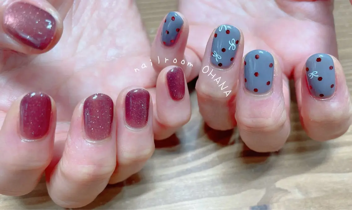 ネイル ジェルネイル パラジェル ハンドネイル nailroom OHANA🌴のネイルデザイン