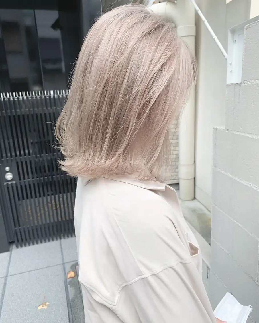カラー 会社で浮かない 大人ヘア/心斎橋のヘアスタイル