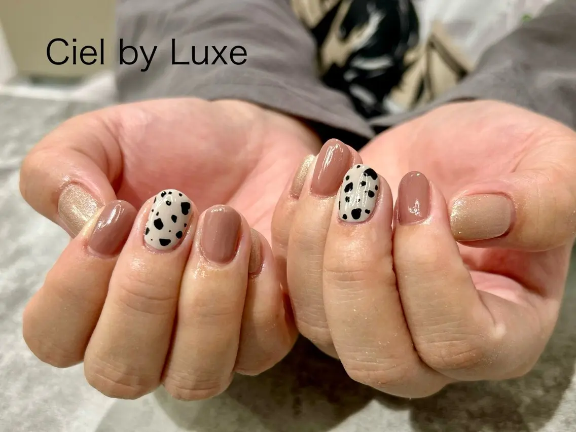 ネイル ハート バレンタイン CielbyLuxe manamiのネイルデザイン