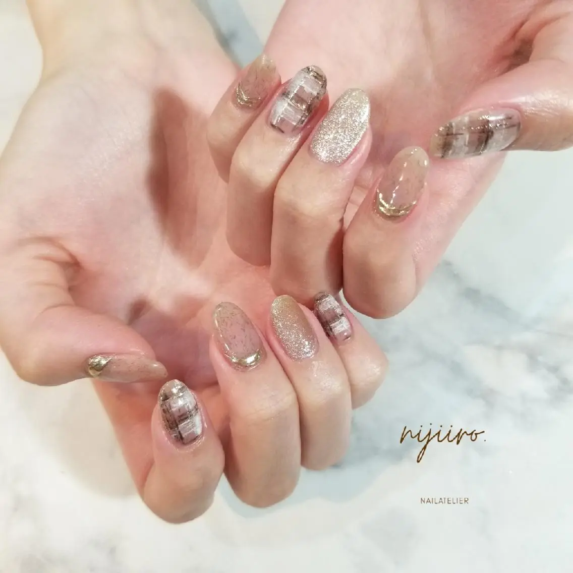 ネイル ハンドネイル nijiiro🌈 サトウのネイルデザイン