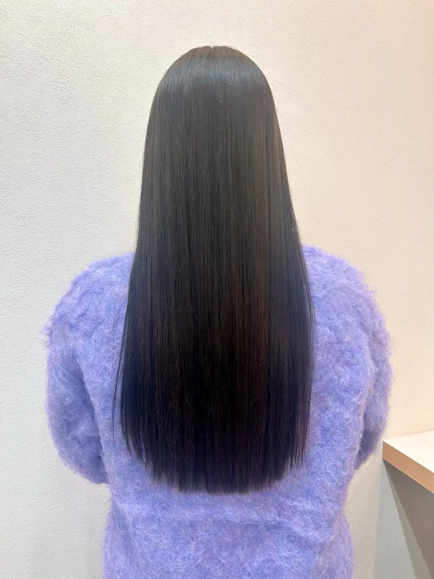 ロング カラー アッシュ ロング カット ヘアカラー roan宗像店 Megumiのヘアスタイル