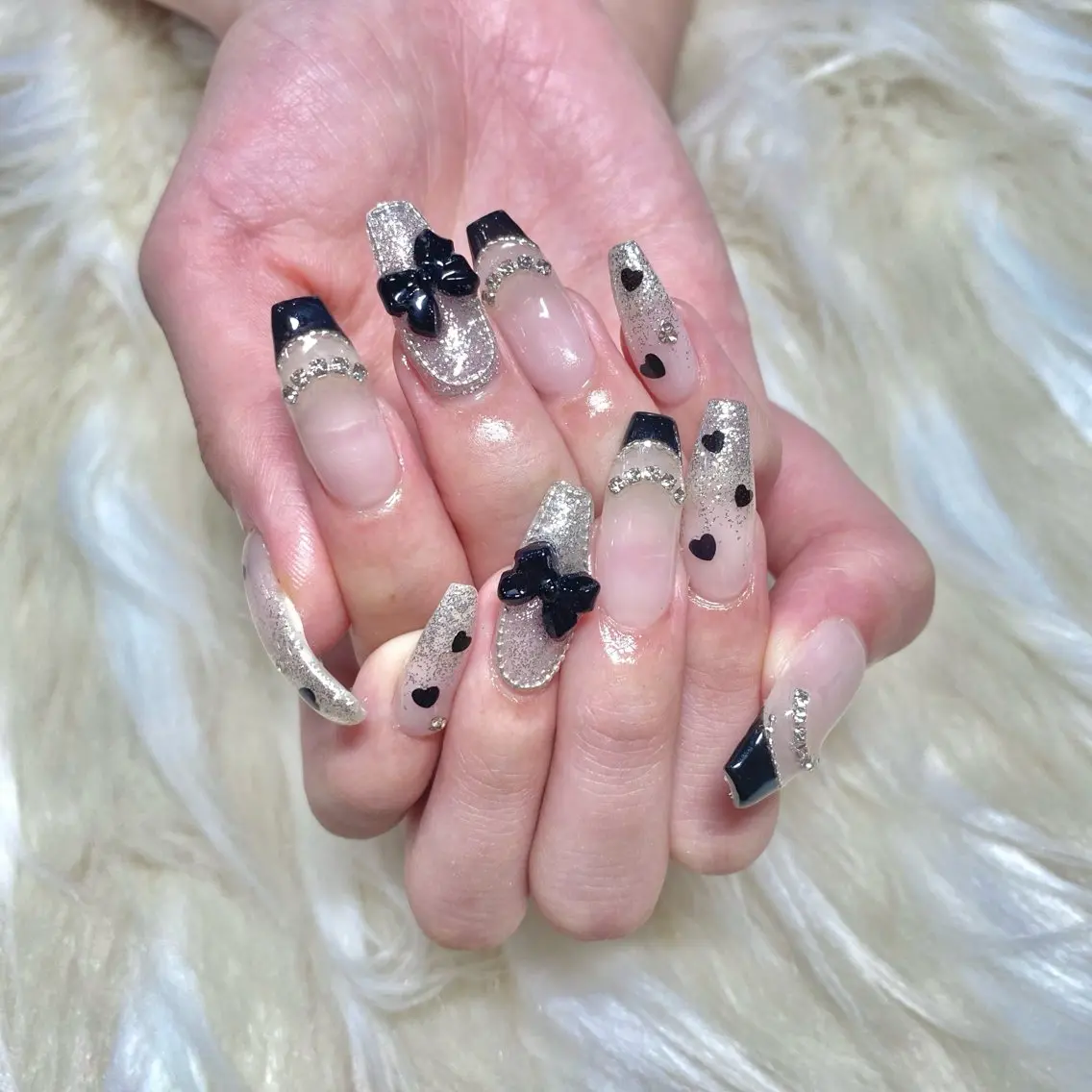 ネイル 長さ出し フットネイル フレンチネイル ジェルネイル グラデーション ハンドネイル Nail&eye Belire 新宿のネイルデザイン