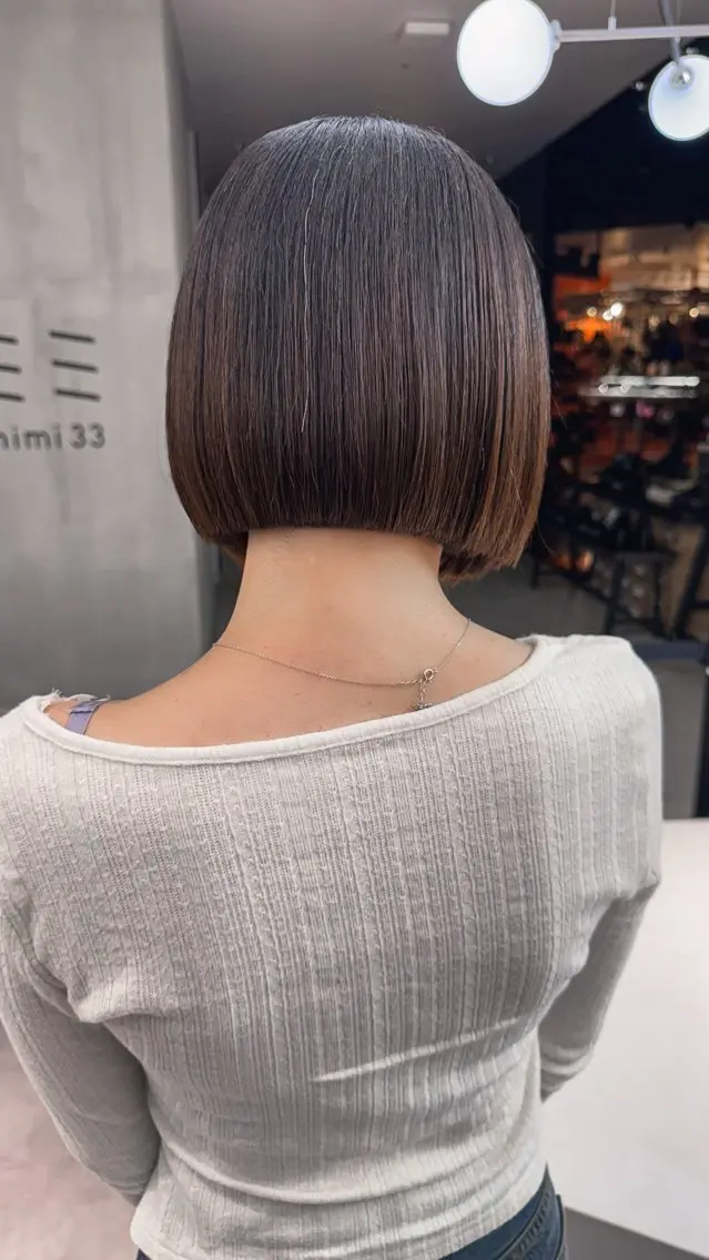 ショート ボブ トリートメント 小田 晃瑛のヘアスタイル