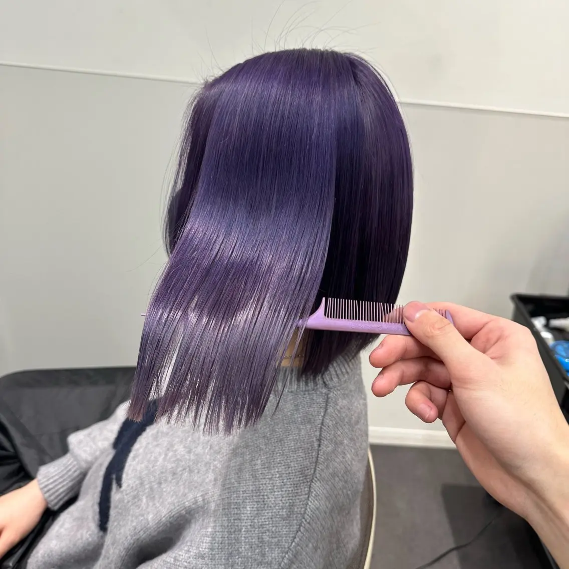 ロング カラー ヘアカラー 💫艶ハイトーン×髪 質改善💫リュウトのヘアスタイル