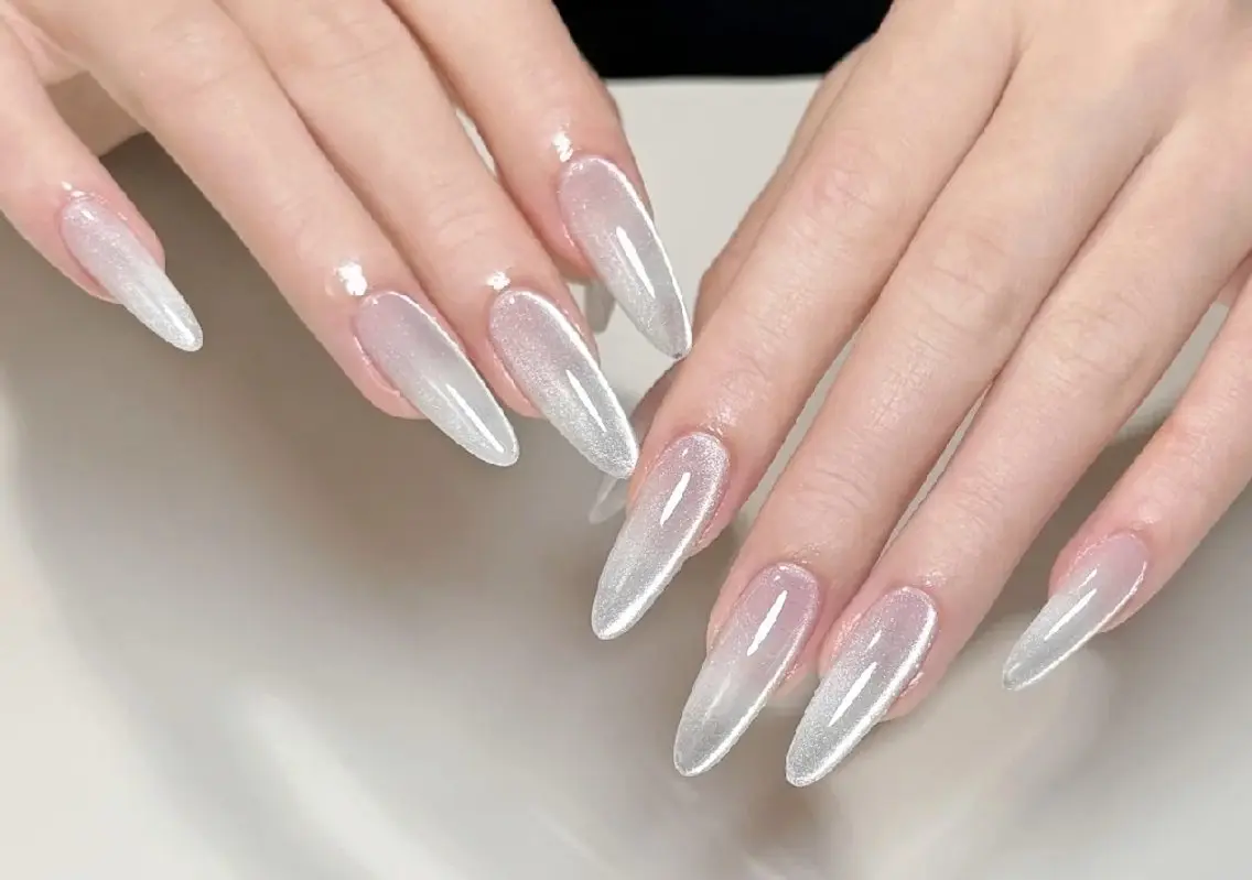 【HAND】チップ長さ★マグネット/フラッシュ/ミラーネイルワンカラー¥9280の写真