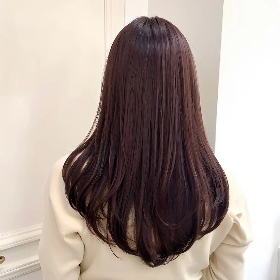カラー miku ⟡.·透明感カラーのヘアスタイル