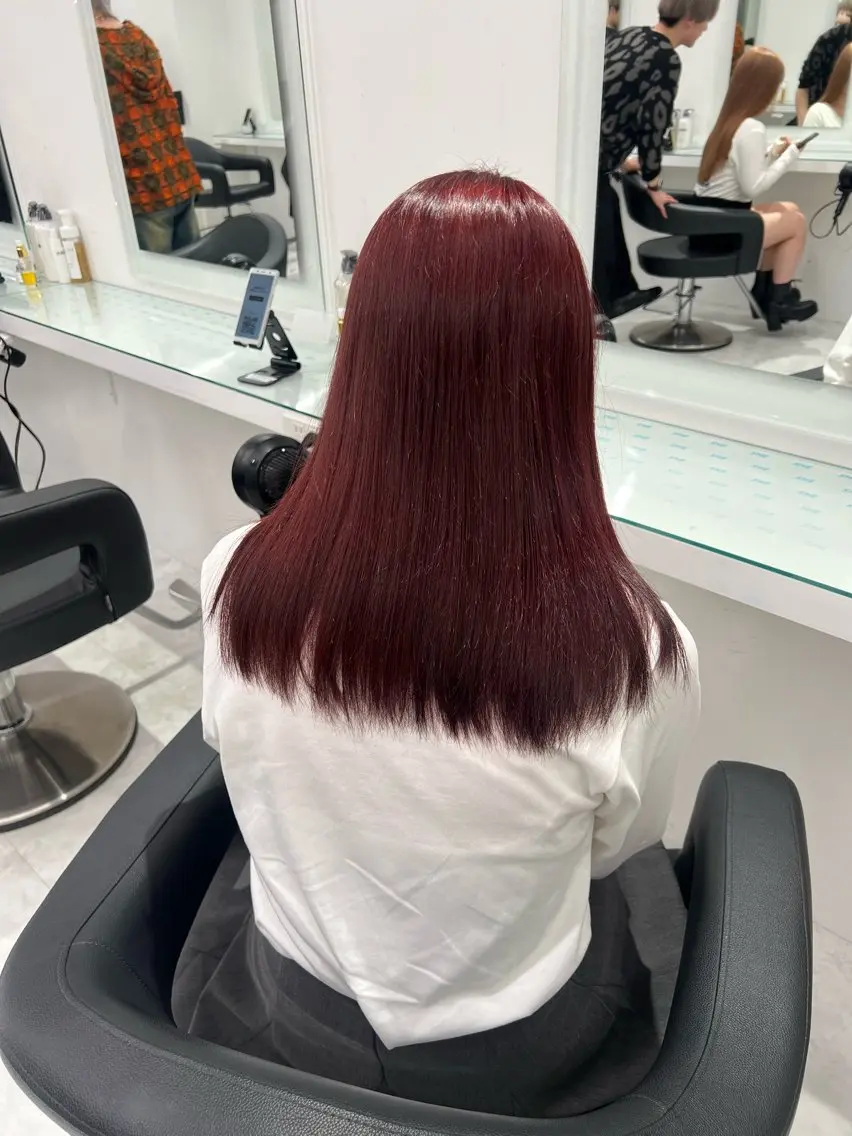 カラー カット ヘアカラー トリートメント ブリーチなし透明感 💗RYOTAのヘアスタイル