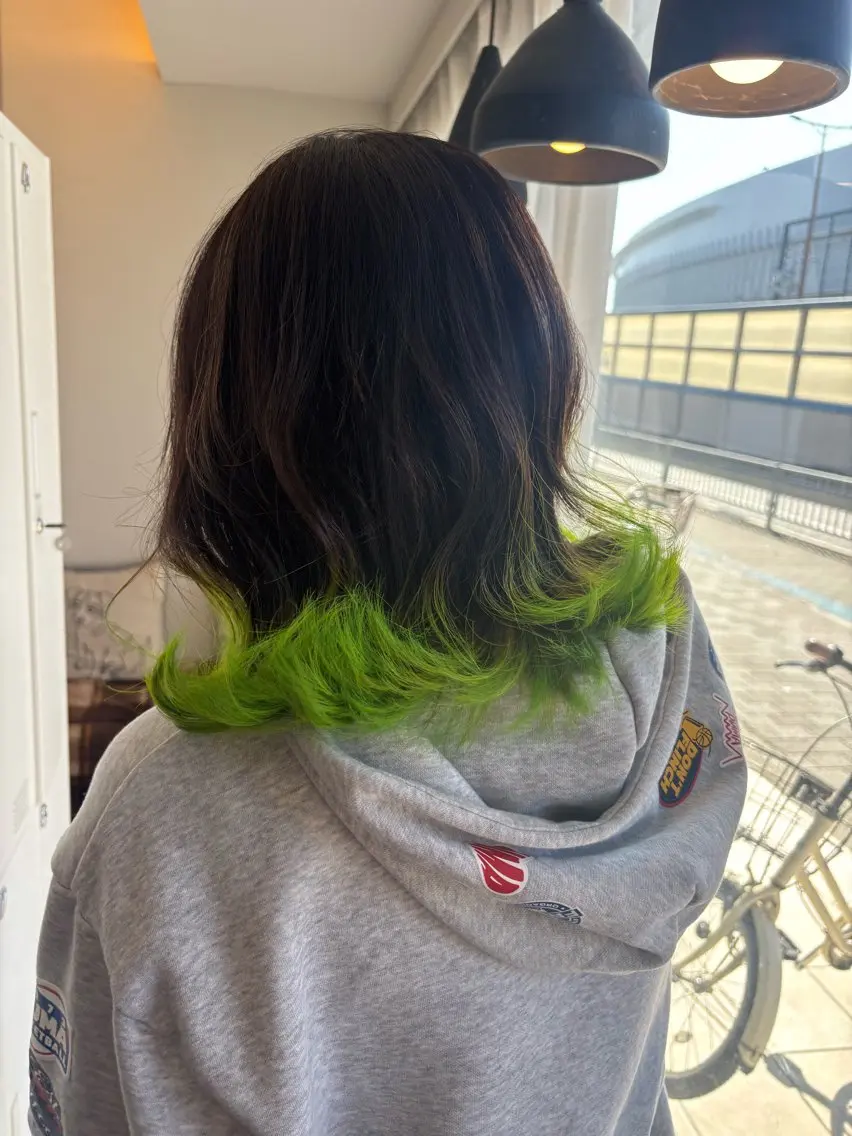 ミディアム カラー ヘアカラー トリートメント 似合わせhair🎀 Manaのヘアスタイル