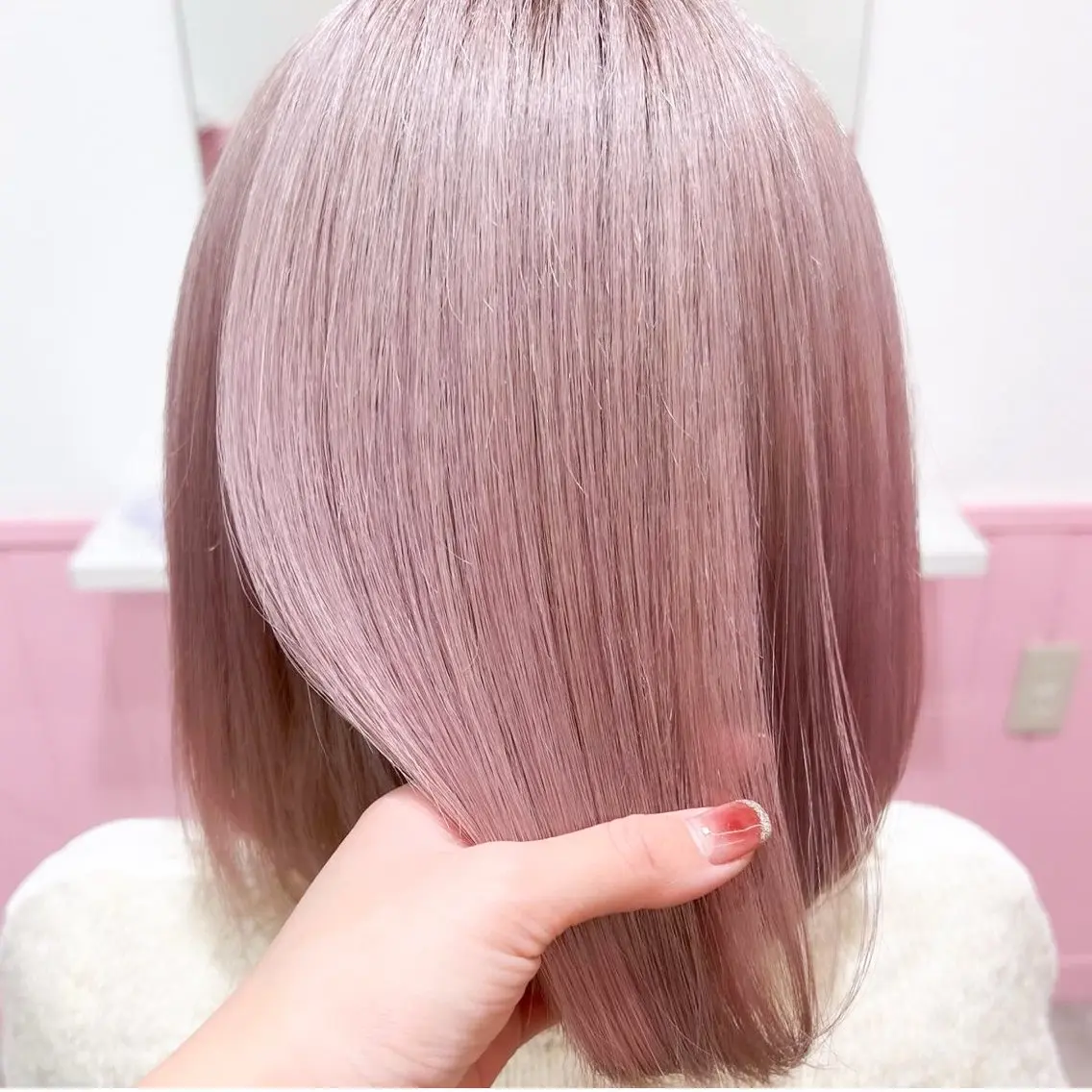 カラー ヘアアレンジ ヘアカラー トリートメント 艶髪ハイトーン/ ブロンド/Nagiのヘアスタイル
