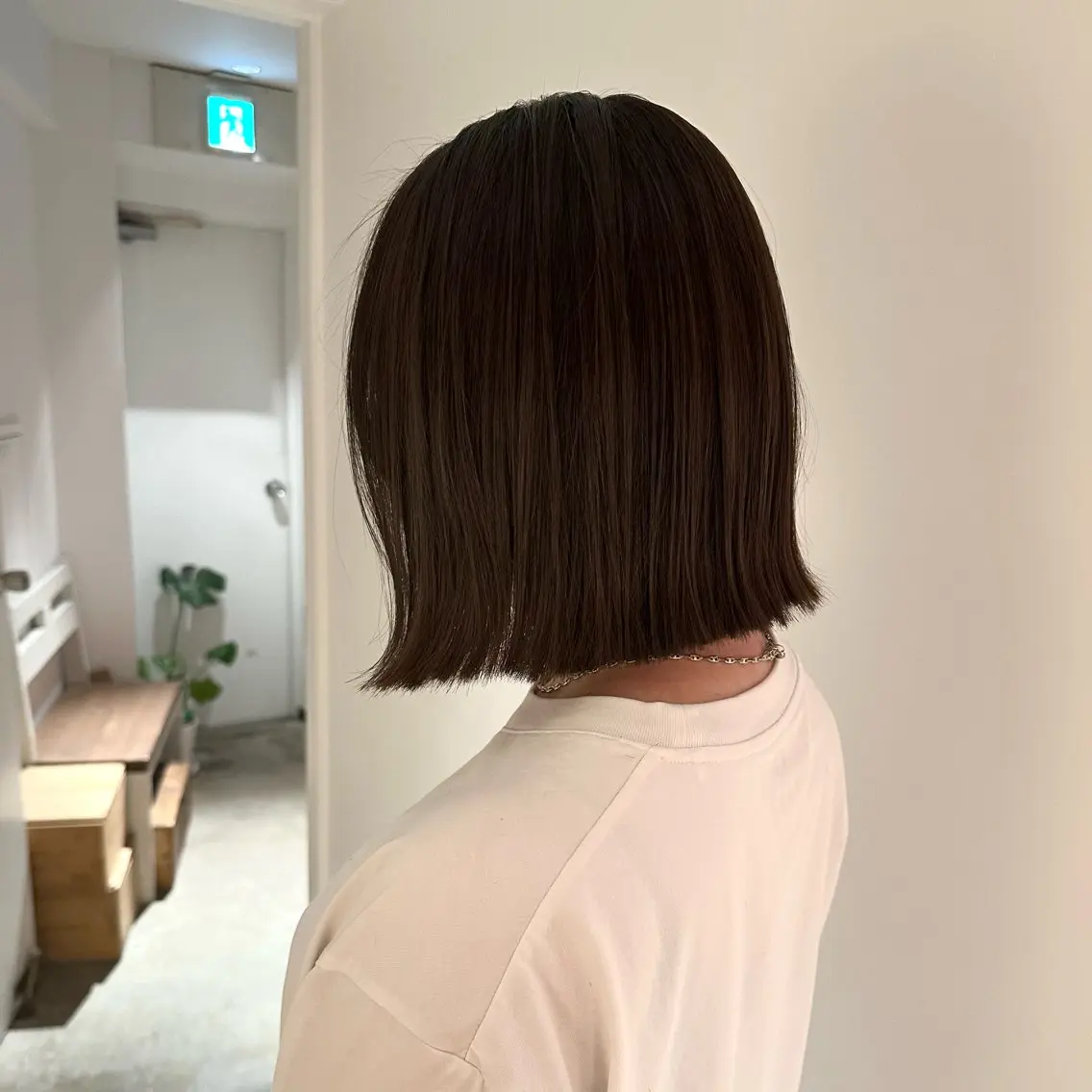 ミディアム 切りっぱなしボブ ボブ カット ヘアカラー トリートメント 骨格診断/宮澤瑞穂 ボブ/レイヤー/銀座のその他イメージ