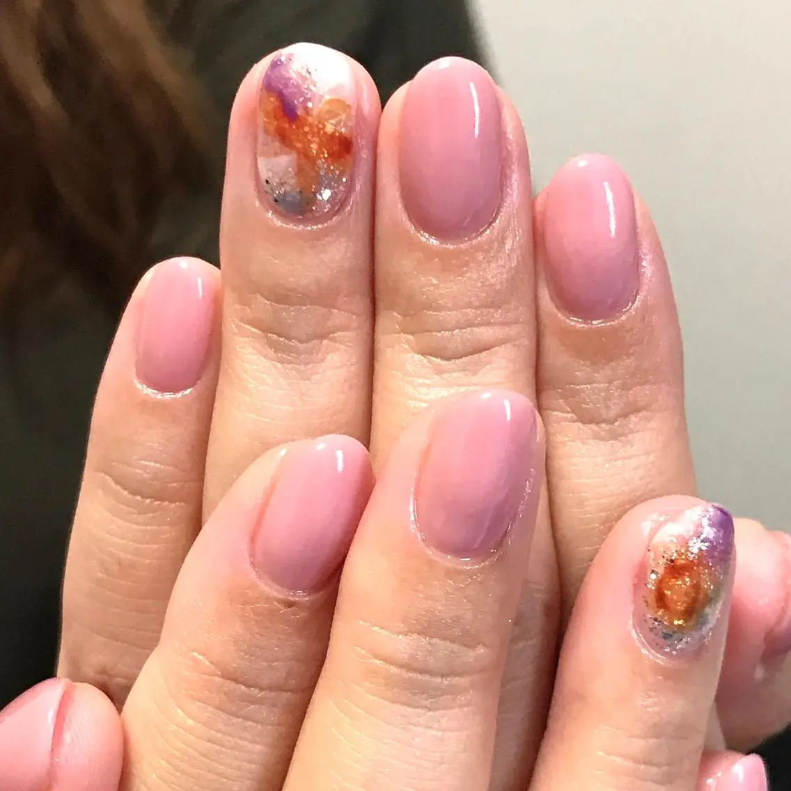 ネイル ニュアンスネイル ステラ marikominoのネイルデザイン