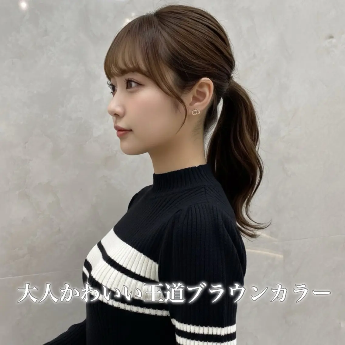 ロング カラー メンズ ブラウンカラー 村崎乙華/透明感/ 韓国風/レイヤーのヘアスタイル