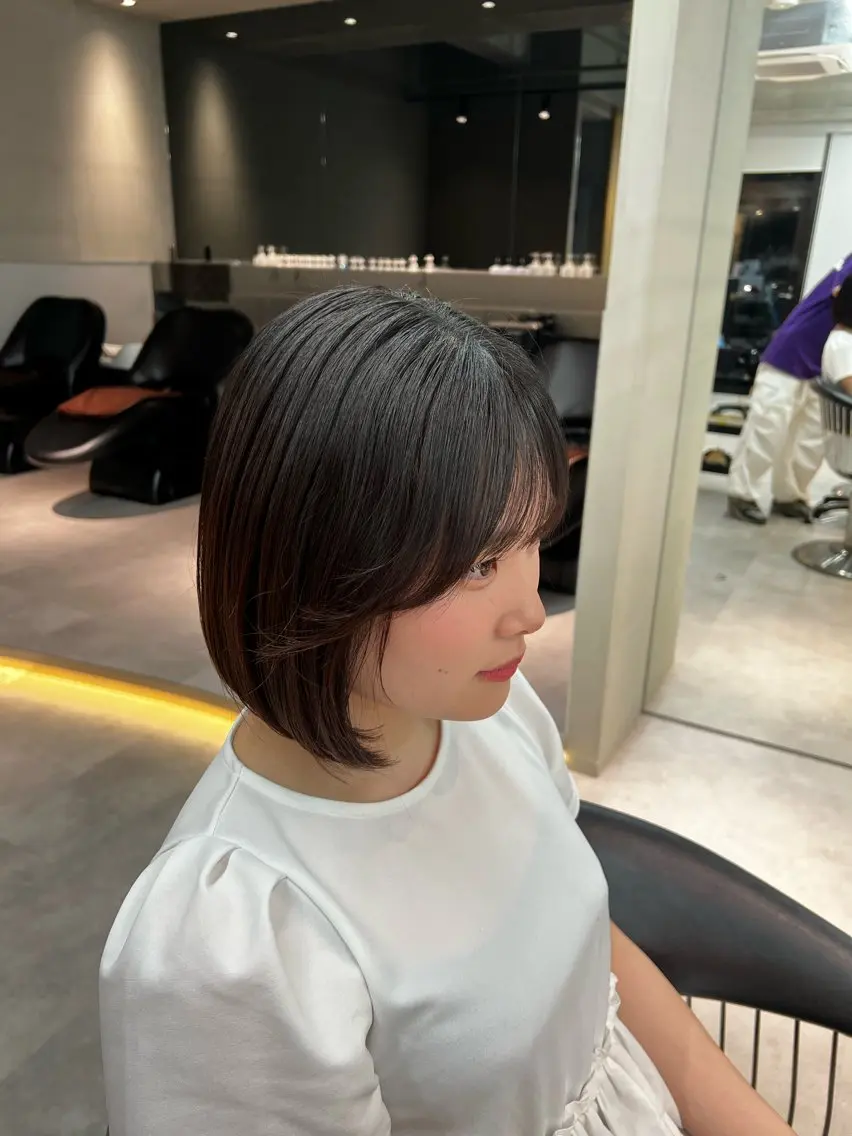 ショート カラー ヘアアレンジ ボブ 似合わせカラー× ウルフカット/ホマレのヘアスタイル